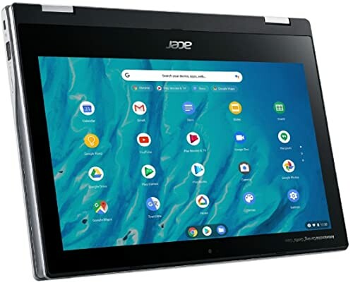 Acer Chromebook Spin displaying apps on screen