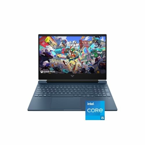 Gaming laptop with Intel Core i5 and vibrant screen display