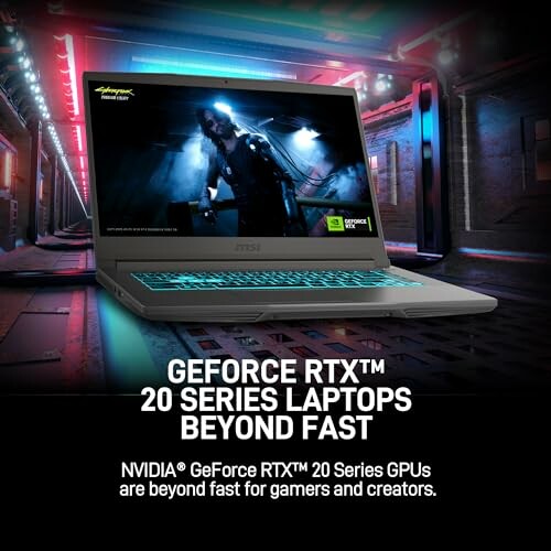 MSI laptop with GeForce RTX 20 Series promotion