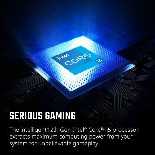 Intel Core i5 processor for serious gaming.