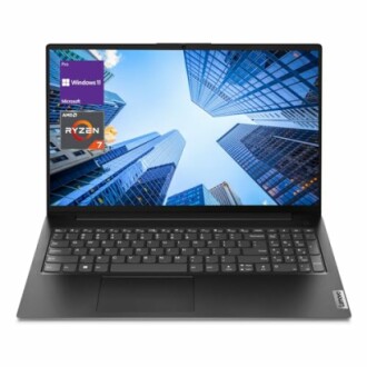 Lenovo laptop with Windows 11 and Ryzen 7