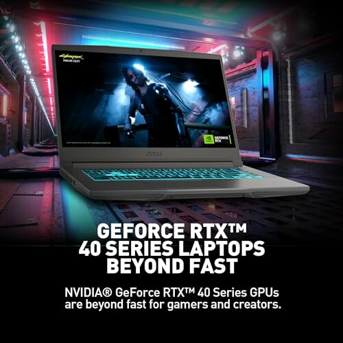 NVIDIA GeForce RTX 40 Series laptops advertisement